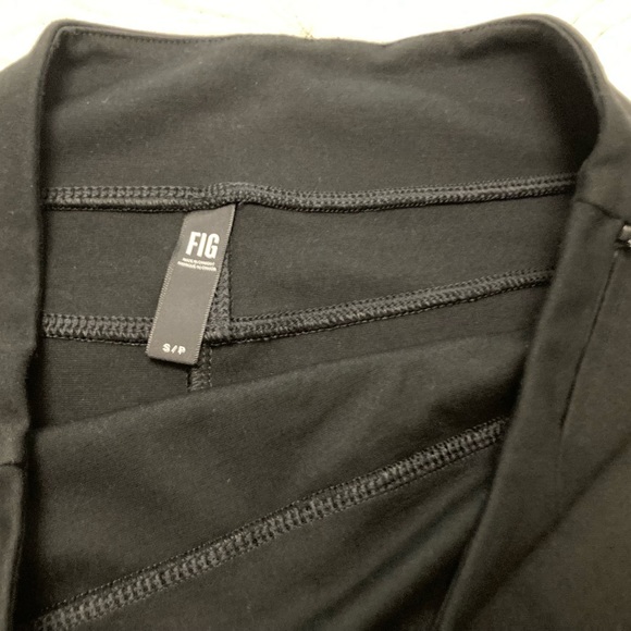 FIG Tailored Pencil Skirt with Hidden Zippered Waist Pocket - Picture 2 of 3